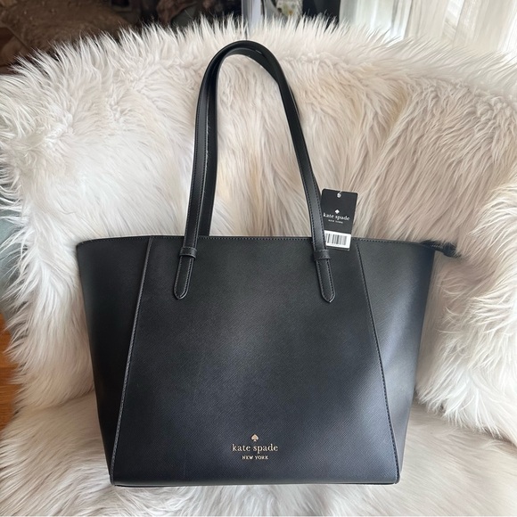 KATE SPADE ♠️ LEATHER TOTE - Picture 2 of 15